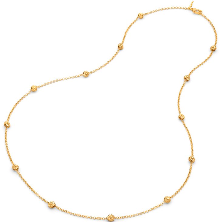 Collana Lunga Margherita Luce Dorata