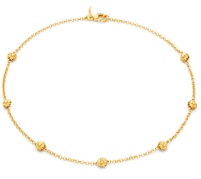 collana margherite luce dorata