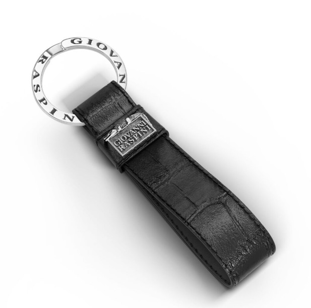 Portachiavi Raspini Pelle Croco